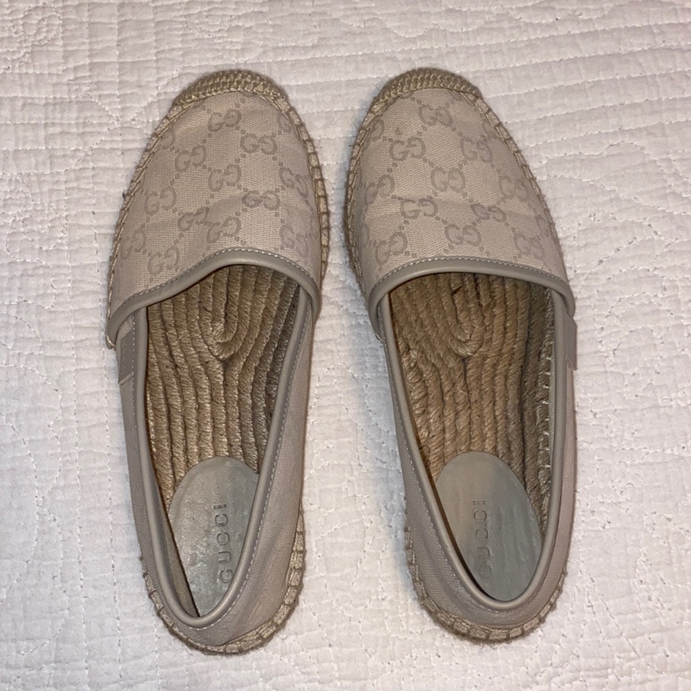 COPY - Gucci Women’s Beige Canvas GG Jacquard Espadrilles